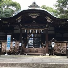 提灯にもウサギが描かれています