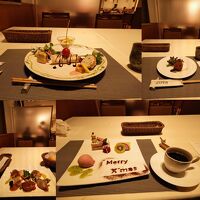 夕食は見た目にも味にも華やかな洋食です。