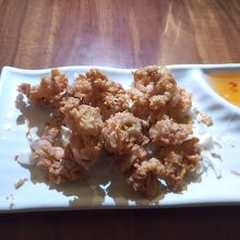 唐揚げの前菜