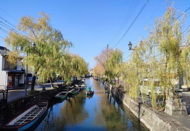 川の流れる柳の町　F6 W41センチ×H32センチ 川の流れる柳の町 F6 W41センチ×H32センチ 柳川｜柳の