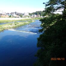 大橋近く