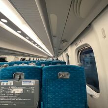 東海道新幹線車内