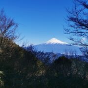 天気がよければ富士山がとても綺麗です