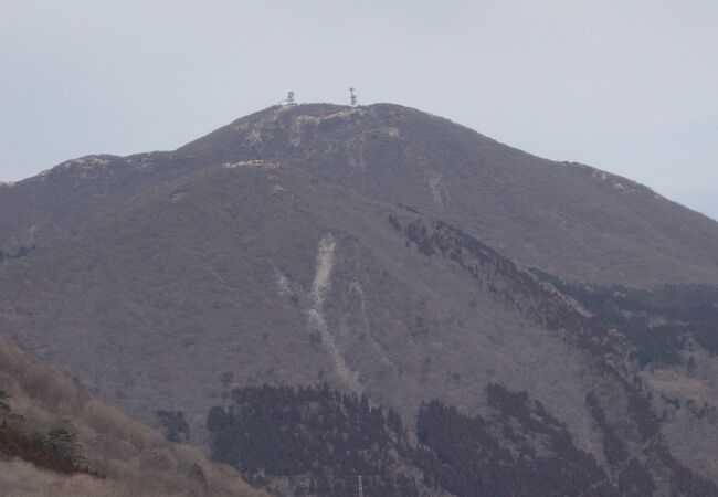 ロープウェイもありますが、登山道もあり。