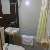 バスルームは古いですね。