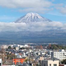 富士山がよく見えました