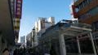 うなぎ屋さんへ向かって