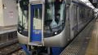 特急で西鉄久留米へ