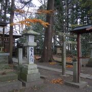 森の中な神社。