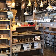 オシャレな店内でした。