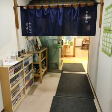 店の入口