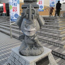 こんなキャラクターがお出迎え