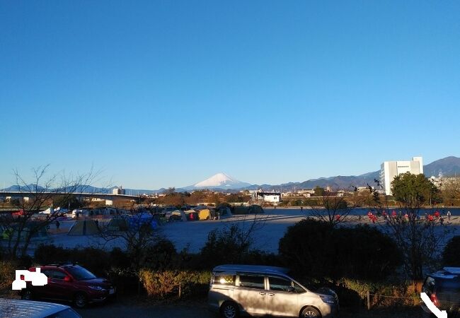 富士山を望むスポーツ公園