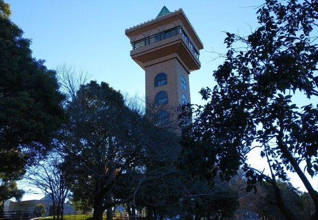 相模原の街並みや丹沢山系を望む展望台