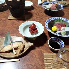 刺身も焼き物も美味しい