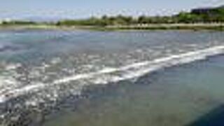 阪急嵐山駅の近く