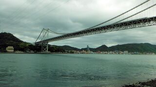 下関側は海を間近に感じられない