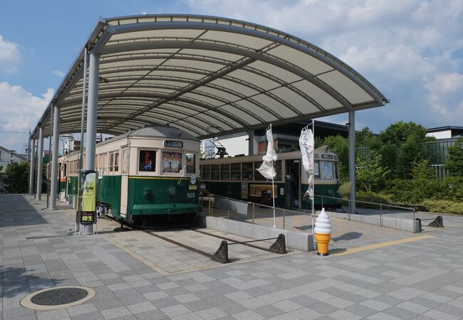 鉄道博物館の近く