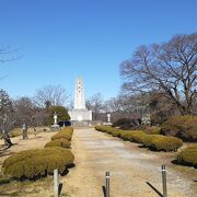 西武秩父駅から徒歩15分程度の高台に位置する公園