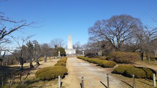 西武秩父駅から徒歩15分程度の高台に位置する公園