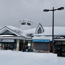 雪が積もっていた