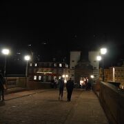 ハイデルベルク城も、ライトアップはしていませんでした涙（カール テオドール橋 ）
