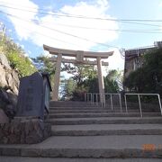 神社の中にも展望台があります。