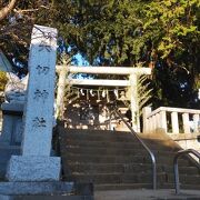矢切にある地域の神社
