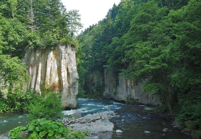 層雲峡を代表する観光地の一つ