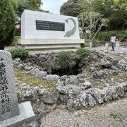 悲惨な戦争の遺跡です