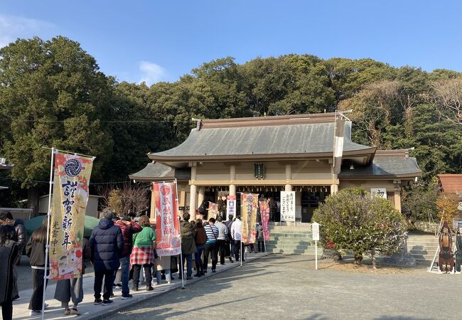 西公園に鎮座する神社