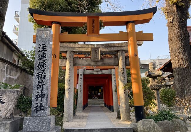櫛田神社に鎮座しています