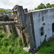 珍しい震災遺構