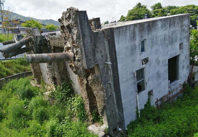 珍しい震災遺構