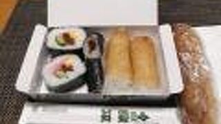 いなり寿司・巻物が美味しい