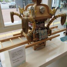 展示されていたお神輿