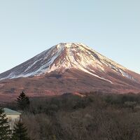 部屋から見えた赤富士