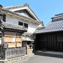 復元された高札場