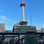 京都駅の方向がわかりやすい！