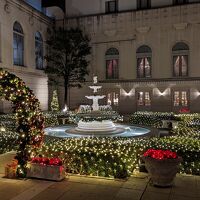 クリスマス飾りは綺麗でした