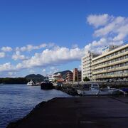 因島の中心は土生港の辺り