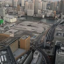 カルッタ汐留展望台からの景色