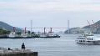 長崎港の入口に架かる斜張橋！