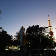 芝公園の北端、芝公園 4号地にあります