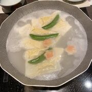 温泉水の湯豆腐