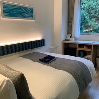 山側シングル、広さはまずまずですが、眺望はそれほどでも。