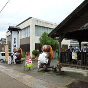 かかし祭りが開催中でした　～　街の駅 城跡（まちのえき きせき）