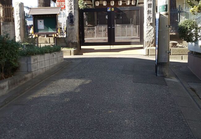 開門されていない時間も