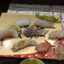 地魚7貫盛り