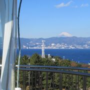 絶景富士山が見れる登れる灯台よ